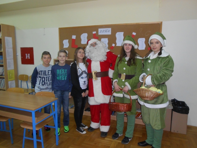 Danas u organizaciji Grada Varadina posjetio nas je Djed Mraz
