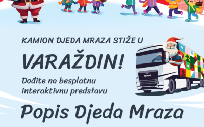 Kamion Djeda Mraza stiže u Varaždin