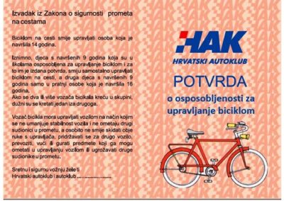 Učenici polagali vozački ispit za bicikle: Svaki drugi kandidat uspješan