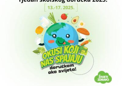 Tjedan školskog doručka i Svjetski dan kuhara