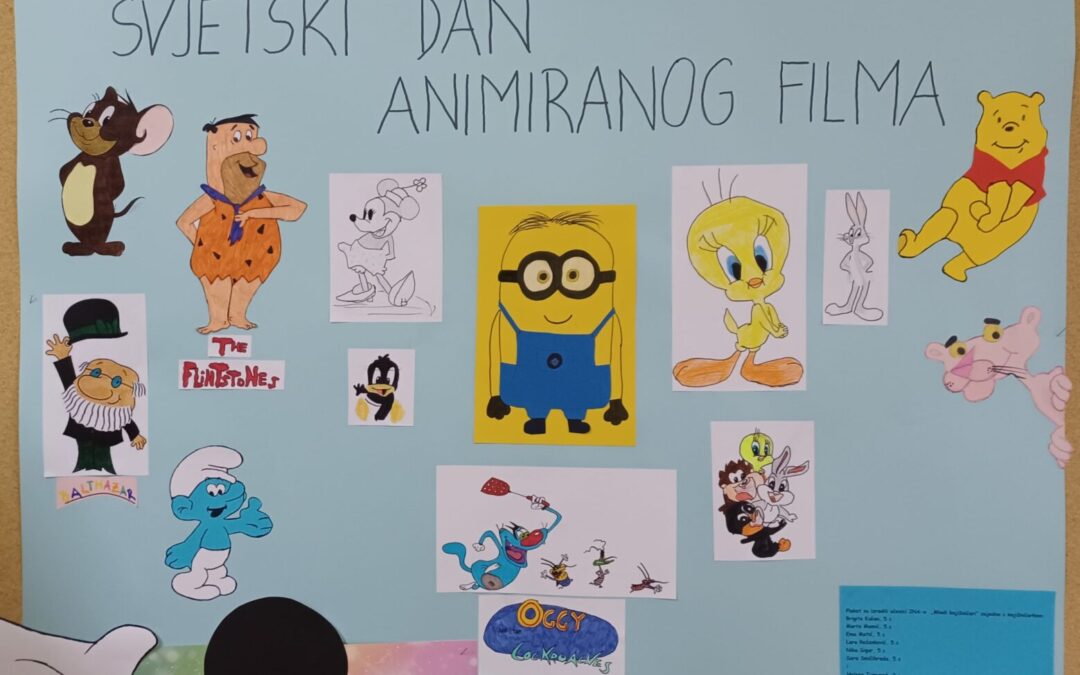 Svjetski dan animiranog filma u produženom boravku