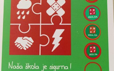Naša škola četvrtu godinu zaredom nosi oznaku „Sigurna škola“!